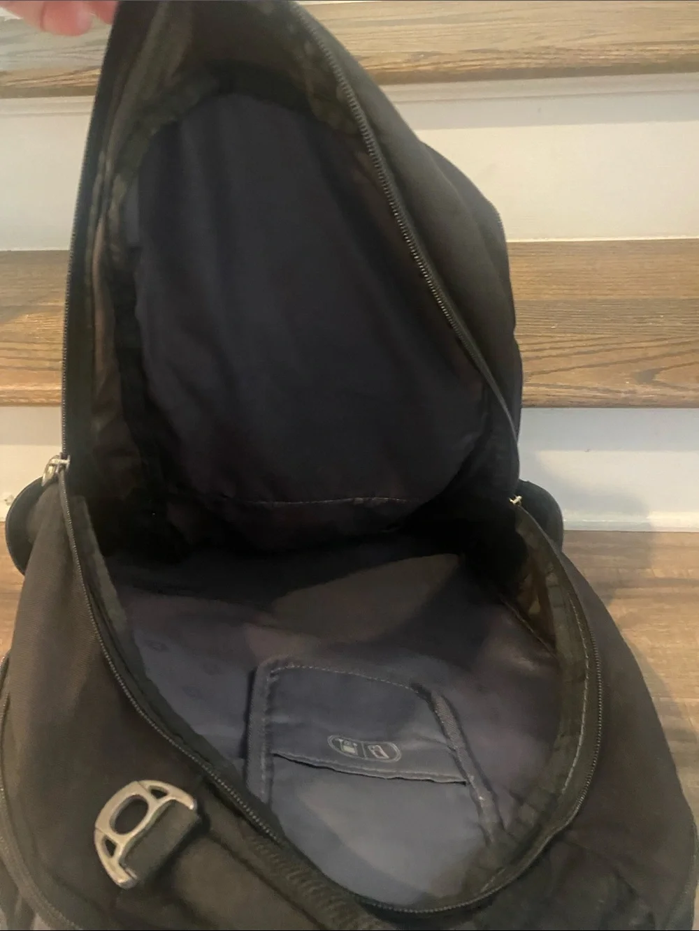 SwissGear Black Travel & Laptop Backpack with Multiple Pockets